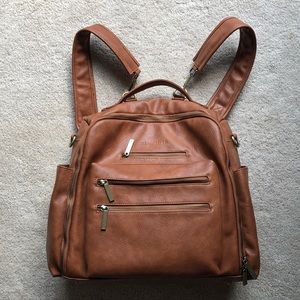 The Honest Co. Faux Leather Diaper Bag